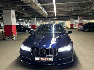 2015 BMW 7 серии Long 750Li xDrive VI (G11/G12), синий, 4890000 рублей, вид 4
