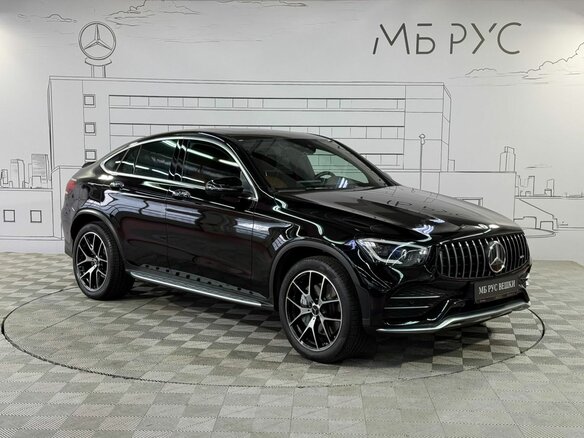 2021 Mercedes-Benz GLC Coupe AMG 43 AMG I (C253) Рестайлинг, чёрный - вид 5