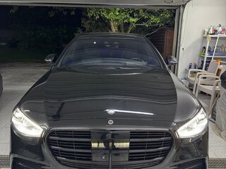 2020 Mercedes-Benz S-Класс 450 Long 4MATIC VII (W223), чёрный, 7500000 рублей, вид 2