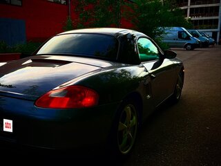 2001 Porsche Boxster I (986), серый, 1750000 рублей, вид 2