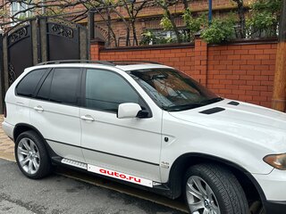 2004 BMW X5 4.4i I (E53) Рестайлинг, белый, 1200000 рублей, вид 2