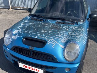 2002 Mini Hatch Cooper S I (R50), голубой, 470000 рублей, вид 1