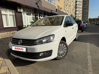 2017 Volkswagen Polo V Рестайлинг, белый, 470000 рублей, вид 1