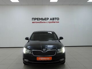 2014 Skoda Superb DSG II Рестайлинг, чёрный, 840000 рублей, вид 2