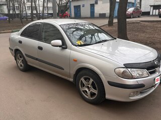 2002 Nissan Almera II (N16), серебристый, 350000 рублей, вид 1