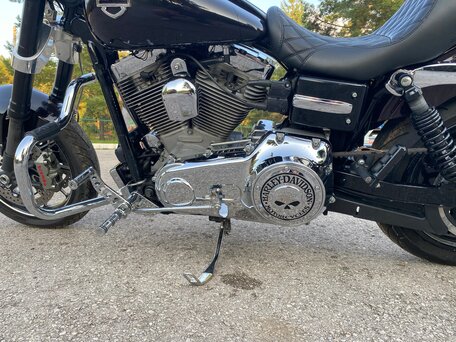 2007 Harley-Davidson Dyna Super Glide, фиолетовый, 800000 рублей, вид 4