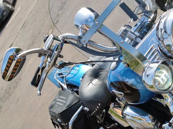 2011 Harley-Davidson Heritage, синий, 1100000 рублей - вид 10
