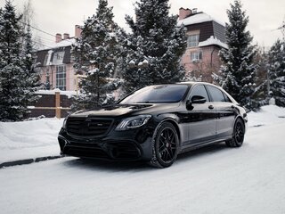 2017 Mercedes-Benz S-Класс AMG 63 AMG Long III (W222, C217) Рестайлинг, чёрный, 7950000 рублей, вид 1