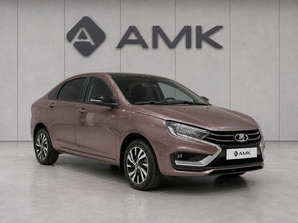 2025 Lada (ВАЗ) Vesta I Рестайлинг (NG), коричневый, 1932000 рублей - вид 2