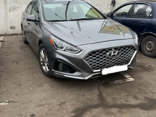 2018 Hyundai Sonata VII (LF) Рестайлинг, серый, 1750000 рублей, вид 1