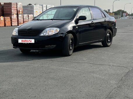 2003 Toyota Corolla IX (E120, E130), чёрный, 300000 рублей, вид 1
