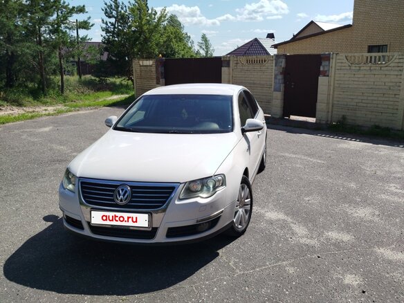 2010 Volkswagen Passat B6, белый, 780000 рублей - вид 6