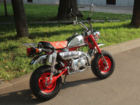 1986 Honda Z50, красный, 284500 рублей, вид 5
