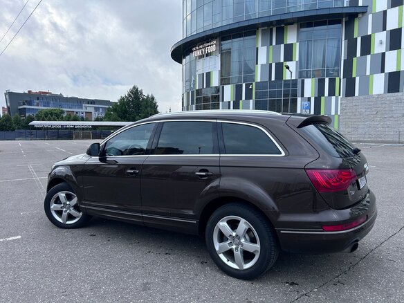 2014 Audi Q7 I (4L) Рестайлинг, коричневый - вид 5