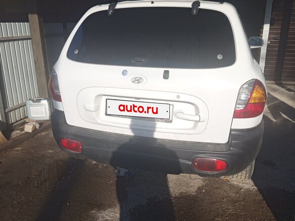 2003 Hyundai Santa Fe I, белый, 690000 рублей - вид 2