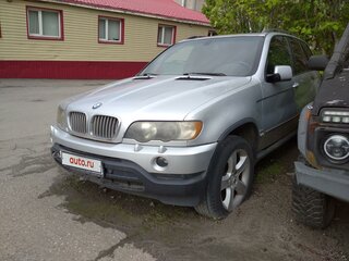 2001 BMW X5 4.4i I (E53), серебристый, 400000 рублей, вид 1