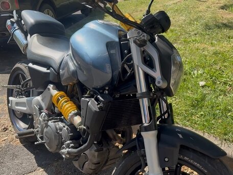 2007 Yamaha MT-03, синий, 300000 рублей, вид 2