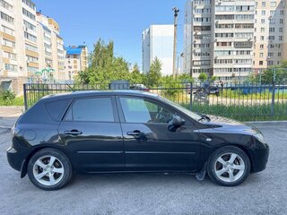 2008 Mazda 3 I (BK) Рестайлинг, чёрный, 525000 рублей, вид 4