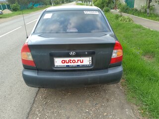 2008 Hyundai Accent ТагАЗ II, серый, 480000 рублей, вид 2