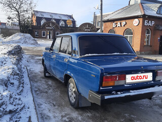 2004 Lada (ВАЗ) 2107, синий, 210000 рублей, вид 4