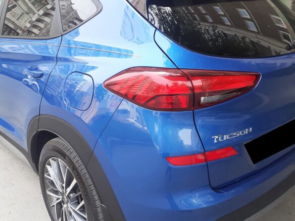 2020 Hyundai Tucson III Рестайлинг, синий, 2800000 рублей - вид 12