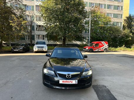 2006 Mazda 6 I (GG) Рестайлинг, чёрный, 350000 рублей, вид 1