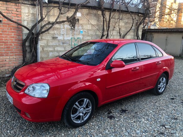 2007 Chevrolet Lacetti I, красный, 675000 рублей