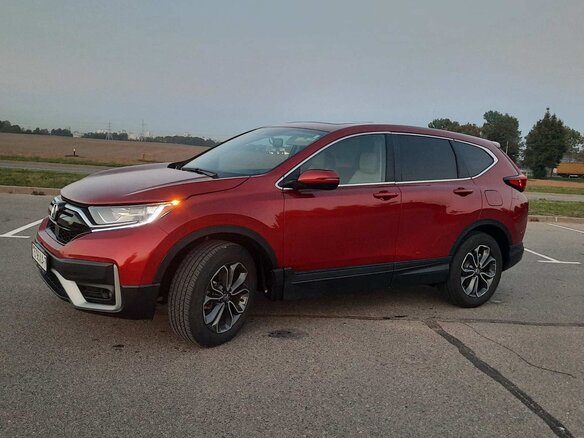 2021 Honda CR-V V Рестайлинг, красный, 2900000 рублей - вид 1