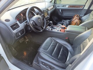 2015 Volkswagen Touareg II Рестайлинг, белый, 2760000 рублей, вид 5