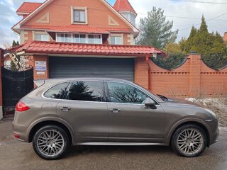 2014 Porsche Cayenne Diesel II (958), коричневый, 3100000 рублей, вид 4