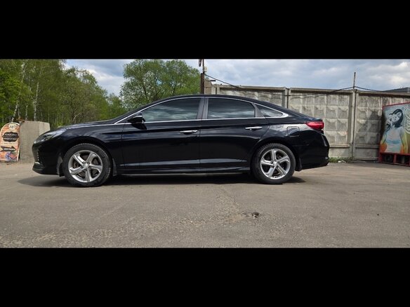 2018 Hyundai Sonata VII (LF) Рестайлинг, чёрный, 1600000 рублей - вид 8