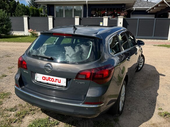 2013 Opel Astra J Рестайлинг, серый, 740000 рублей - вид 6