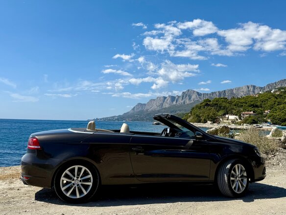 2012 Volkswagen Eos I Рестайлинг, коричневый, 1750000 рублей - вид 3