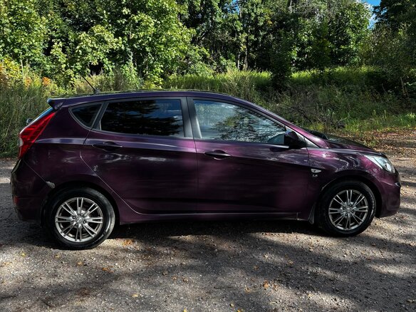 2012 Hyundai Solaris I, фиолетовый - вид 4