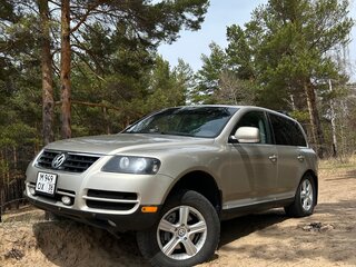 2003 Volkswagen Touareg I, золотистый, 950000 рублей, вид 1