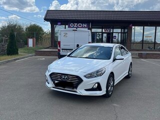 2019 Hyundai Sonata VII (LF) Рестайлинг, белый, 1970000 рублей, вид 1
