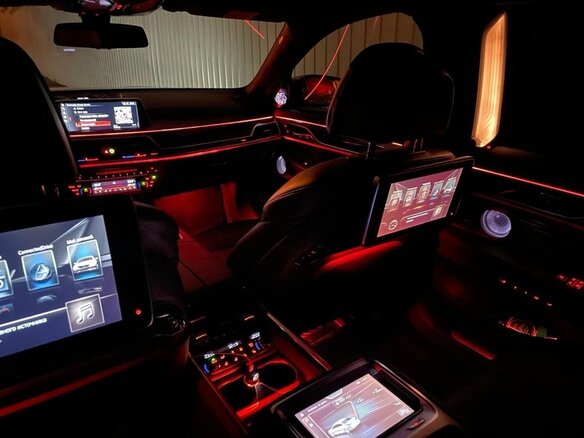 2015 BMW 7 серии Long 740Ld xDrive VI (G11/G12), чёрный, 4100000 рублей - вид 12