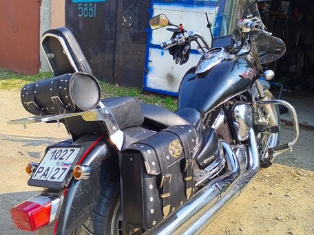 2008 Kawasaki VN900 Vulcan, чёрный, 450000 рублей, вид 1