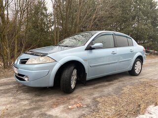 2008 Renault Megane II Рестайлинг, синий, 600000 рублей, вид 2