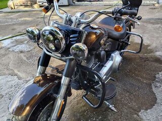 2013 Harley-Davidson Fat Boy, коричневый, 2000000 рублей, вид 4