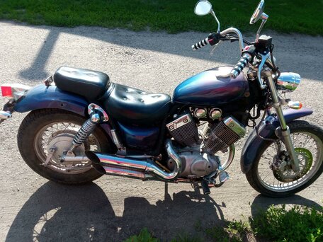 2019 Yamaha XV400 Virago, чёрный, 229999 рублей, вид 4