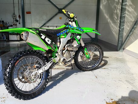 2016 Kawasaki KX 250, зелёный, 410000 рублей, вид 4