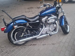 2015 Harley-Davidson Sportster 883, синий, 655555 рублей, вид 4