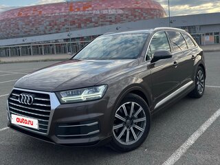 2016 Audi Q7 II (4M), коричневый, 5200000 рублей, вид 2