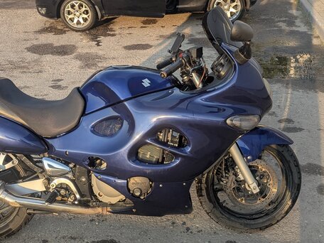 2004 Suzuki GSX 750F Katana, синий, 200000 рублей, вид 2