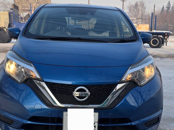 2017 Nissan Note II Рестайлинг, синий, 790000 рублей - вид 1