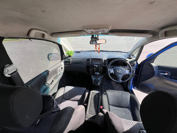 2002 Toyota Corolla Spacio II, синий, 600000 рублей - вид 13