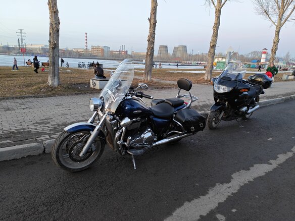 2012 Triumph Thunderbird 1600, синий, 710000 рублей - вид 1