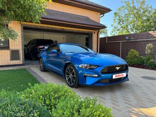 2019 Ford Mustang VI Рестайлинг, синий, 3490000 рублей, вид 1