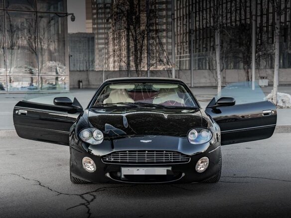 2003 Aston Martin DB7 Vantage I Рестайлинг, чёрный - вид 1